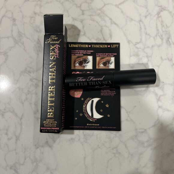 Too Faced Better Than Sex Foreplay Mascara Primer Travel .13 oz - Picture 4 of 4